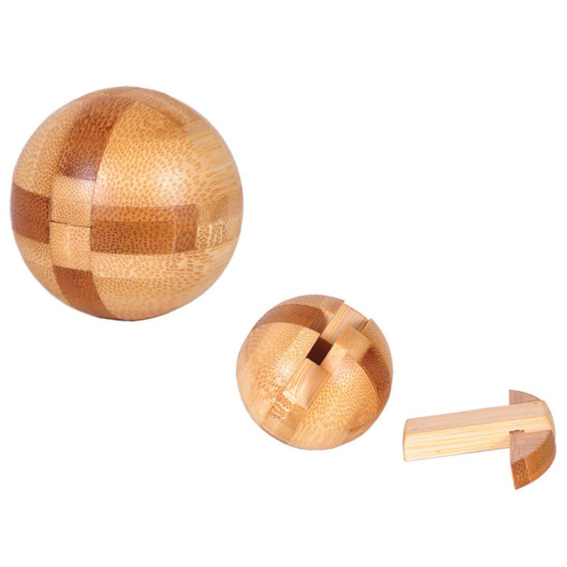 Holz Kong Ming Lock Lu Ban Lock IQ Brain Teaser Lernspielzeug für Kinder Kinder Montessori 3D Puzzles Spiel Entsperren Spielzeug Erwachsene