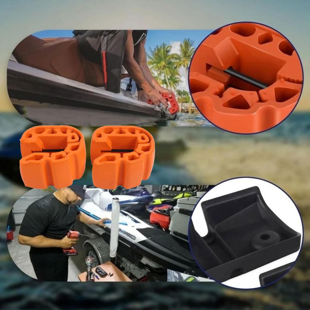 2 pçs snap em pára-choques/pára-choques se encaixa para sea-doo 295100418 material resistente a rasgos jet ski pára-choques snap-in pára-choques