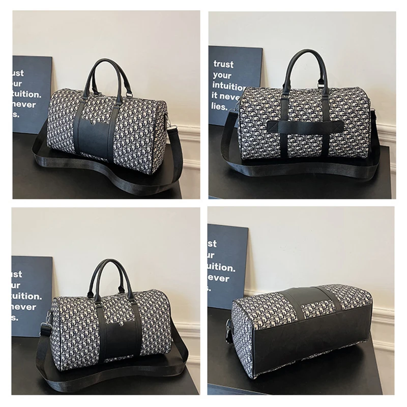 กระเป๋าเดินทางสตรี Totes กระเป๋ายิม Duffle กีฬาฟิตเนสธุรกิจ Casual กระเป๋าเดินทางผ้าใบกระเป๋าถือไหล่กลางแจ้งกระเป๋าวันหยุดสุดสัปดาห์