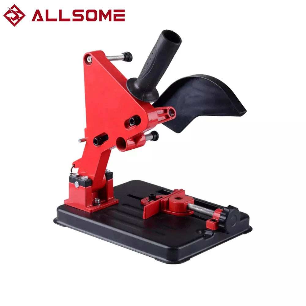 Angle Grinder Bracket Holder, Suporte para 100-125 Angle Grinder, Suporte de corte DIY, Ferramentas Elétricas Acessórios