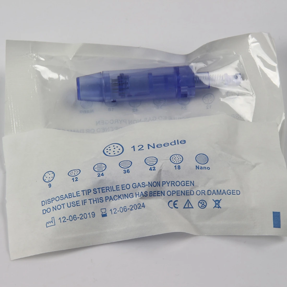 10 Chiếc Dr Bút A1 Thay Thế Kim Hộp Mực 9/12 /24/36/42 Chân Nano Derma Bút Kim Microneedling Hình Xăm kim Đầu