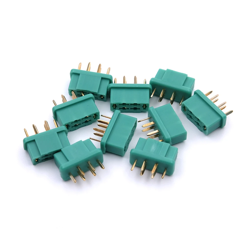 Amass MPX6 MPX 6 pines macho hembra conector chapado en oro 30A enchufe para RC planeador avión Drone juguetes DIY piezas de herramientas