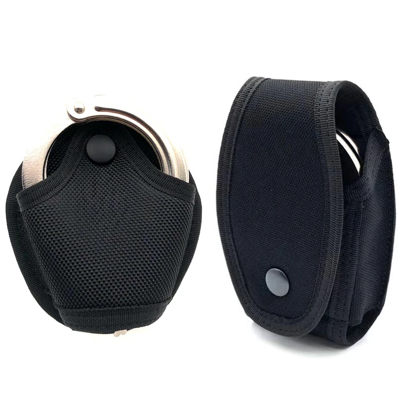 Universal Taille Handschellen Tasche Nylon Quick Out Molle Handschellen Fall Taktische Handschellen Schäkel Halter Lagerung Gürtel Tasche Zubehör