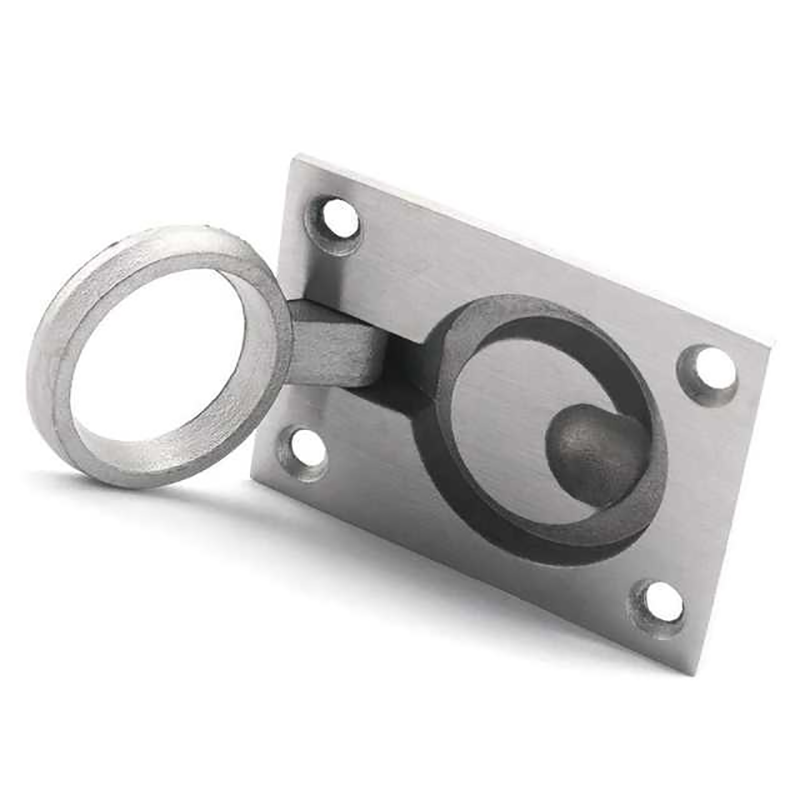 Mirror Polish Locker Marine Stainless Steel Hatch Pull Handle 50mm Round Flush Lift Ring for Boat