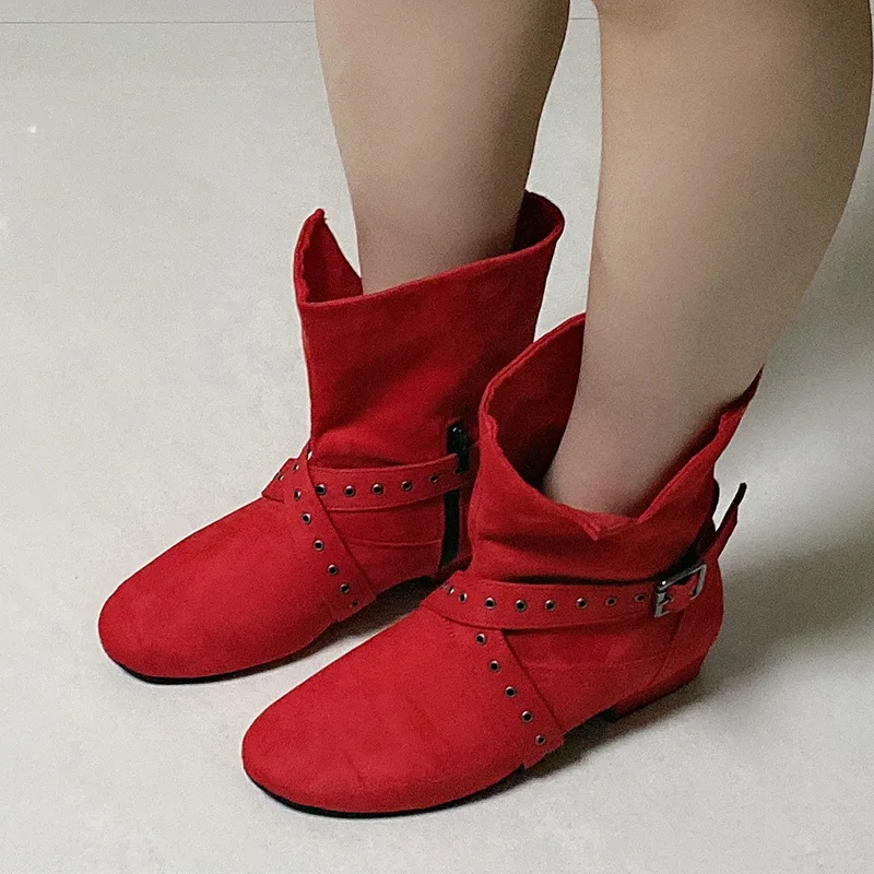 Wedopus, botas cortas de baile de línea para mujer con tacón personalizado, botines con cordones, zapatos de baile latino de Salsa Borgoña, botas de baile campestre