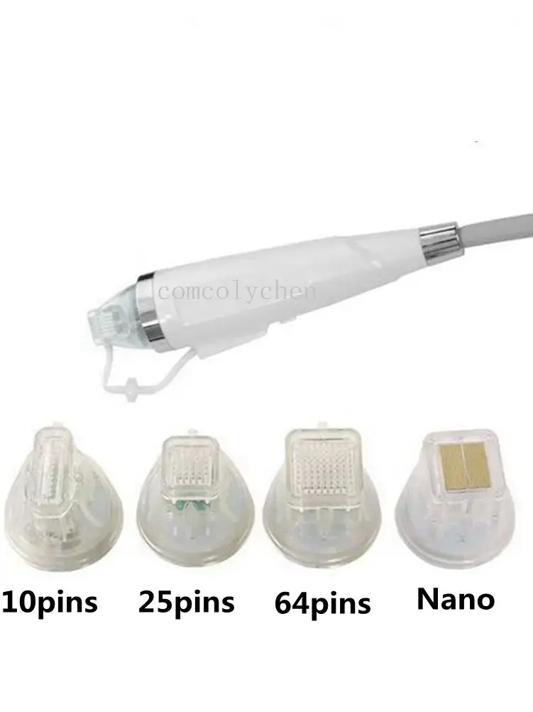 ตลับหมึก RF Microneedling แบบใช้แล้วทิ้งตลับหมึกนาโน10/25/64พินชุบทองสำหรับอุปกรณ์เครื่อง RF เศษส่วน