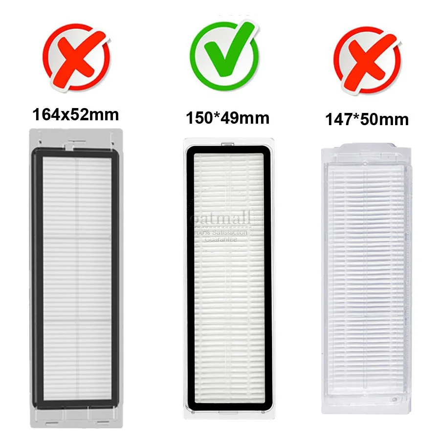 Bộ Lọc HEPA Cho Xiaomi MIJIA 1C 2C 1T / Dreame F9 Bộ Lọc Bụi Phụ Kiện Nồi Cơm Điện Từ MI Robot Vacuum Cây Lau Nhà bụi Thay Thế Linh Kiện