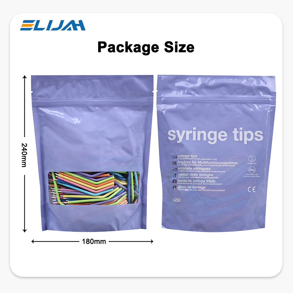 250 Stuks Wegwerp Nozzles Tips Voor Tandheelkundige Triple Air Water Spuit 3 Weg Spuit Voor Tandheelkundige Unit Stoel Tandheelkunde Materiaal