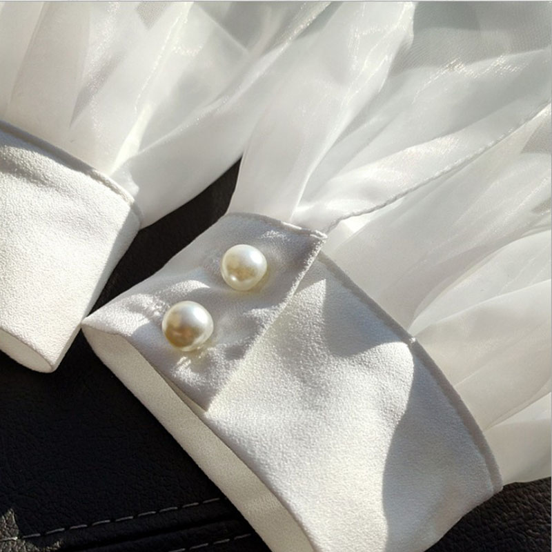 Puño de encaje falso para mujer, calentadores de muñeca de princesa, suéter de boda negro, accesorio de ropa decorativa