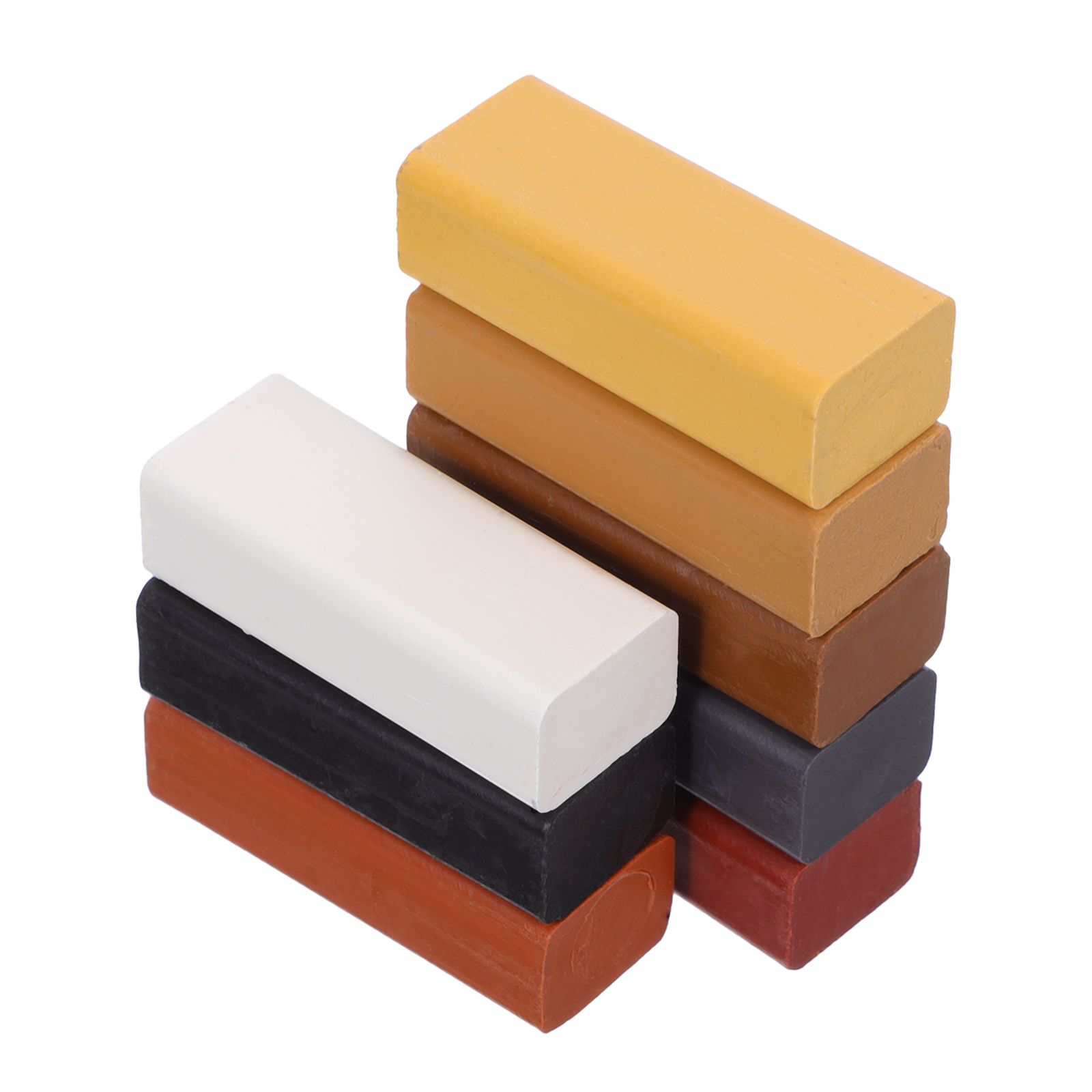 8 шт., восковой наполнитель для ремонта пола, деревянные палочки, карандаш, царапины, жесткий комплект, мебель, стол, шкаф, прочный материал из смолы, легкое нанесение