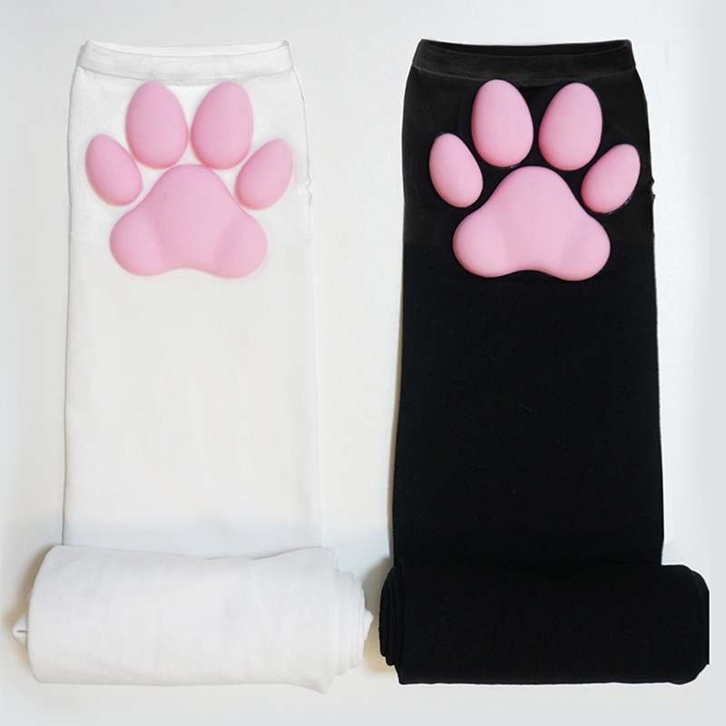 1 ペア猫の爪太陽保護スリーブ女性女の子かわいい指なし猫足 Pawpads 手袋ロリータコスプレハロウィンパーティーミトン