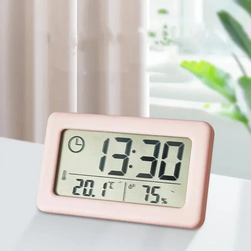 Zegar ścienny 12/24-godzinny Termometr Cyfrowy Zegar Stołowy Higrometr Produkt Elektroniczny Zegarki Biurkowe Dekoracja Mini Elektronika Dom