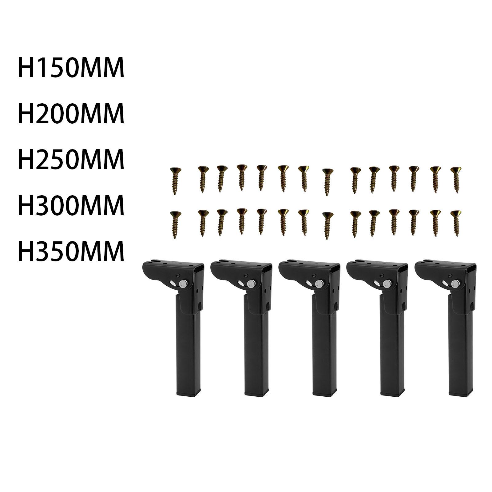 4x faltbare Tischbeine Couch tischbeine mit Befestigungs schrauben DIY Möbel beine Füße für Couch Schrank Nachttische Kleider schrank