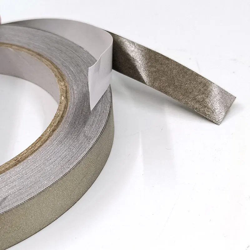 20 Meter Conductive Fabric Cloth Tape 5mm~50mm Width Single-Sided Laptop Cellphone LCD EMI Shielding Adhesive Tape 1PCS