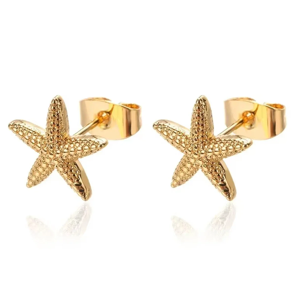 Vintage Sommer Seestern Edelstahl Stud Ohrringe Für Frauen Einfache Stern Shell Ohrringe Stud Ozean Party Schmuck Geschenk