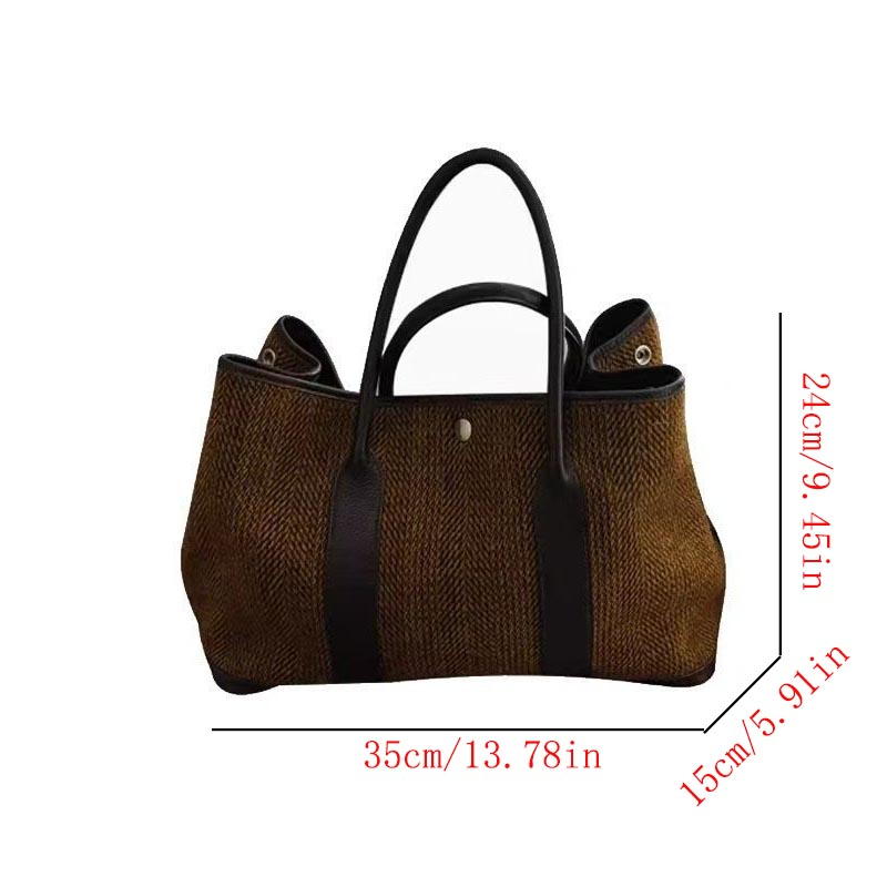 Casual everything retro commuter tote Large capacity shopping bag Airplane Tote bag