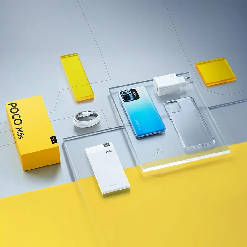 【World Premiere】POCO M5s Phiên Bản Toàn Cầu Thông Minh 64GB/128GB NFC MTK G95 Octa Core 64MP Quad Camera 6.43 màn Hình AMOLED Dotdisplay 33W
