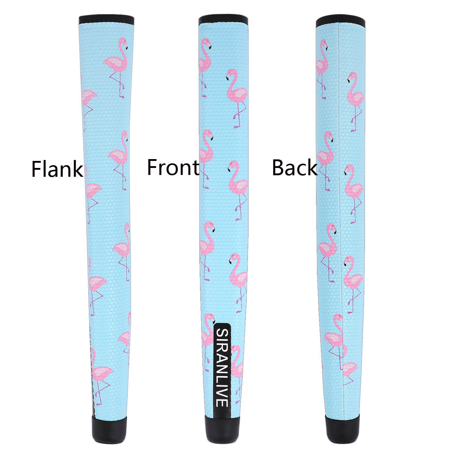 PU-Kunstleder-Schädel, Zuckerskelett, Tiger, Flamingo, Hawaii-Stil, Druck, Golf-Putter-Griff