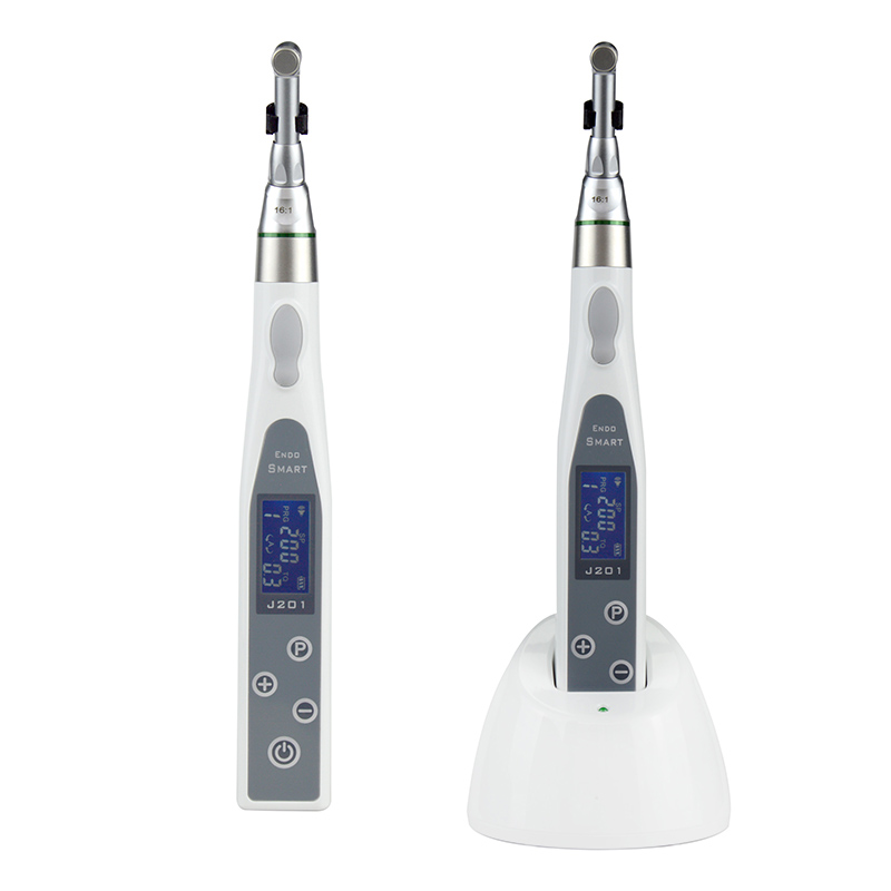 Motor endo dental sem fio com lâmpada led endomotor 16:1 redução dentária contra ângulo instrumento dentista