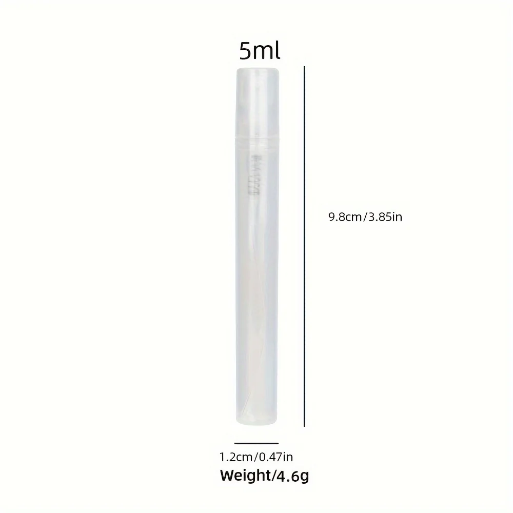 10pcs 4 액세서리 2/3/5ml 누출 방지 여행용 향수 분무기, 10개 스프레이 병, 2개 깔때기, 2개 Droppers 리필 가능