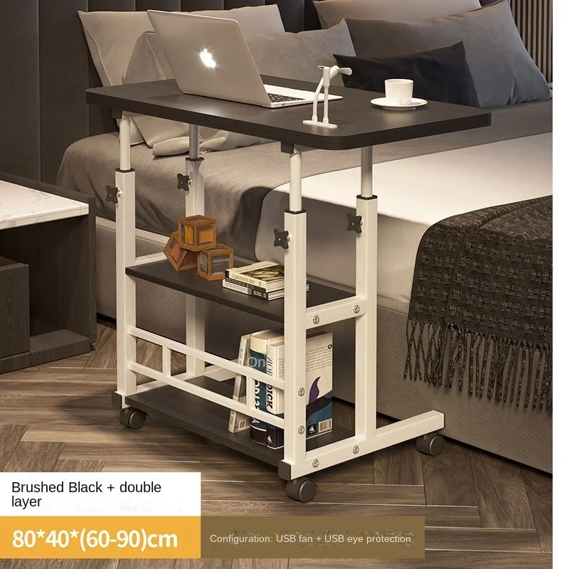 Warming New Lift learning desk bedside desk bedroom simple bed computer bedroom lazy desk movable office simple desk