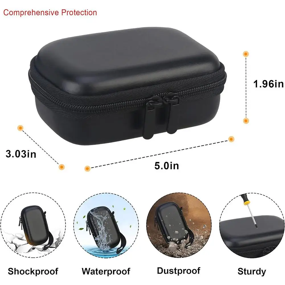 EVA Carrying Case For Flipper Zero Handheld Game Console Shockproof Storage Bag Box For Flipper Zero Protective Bag