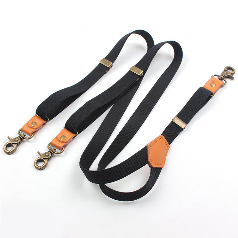 Tirantes Vintage para hombre, novedad, tirantes con 3 ganchos para hombre, pantalones informales para hombre, tirantes ajustables a la moda para mujer