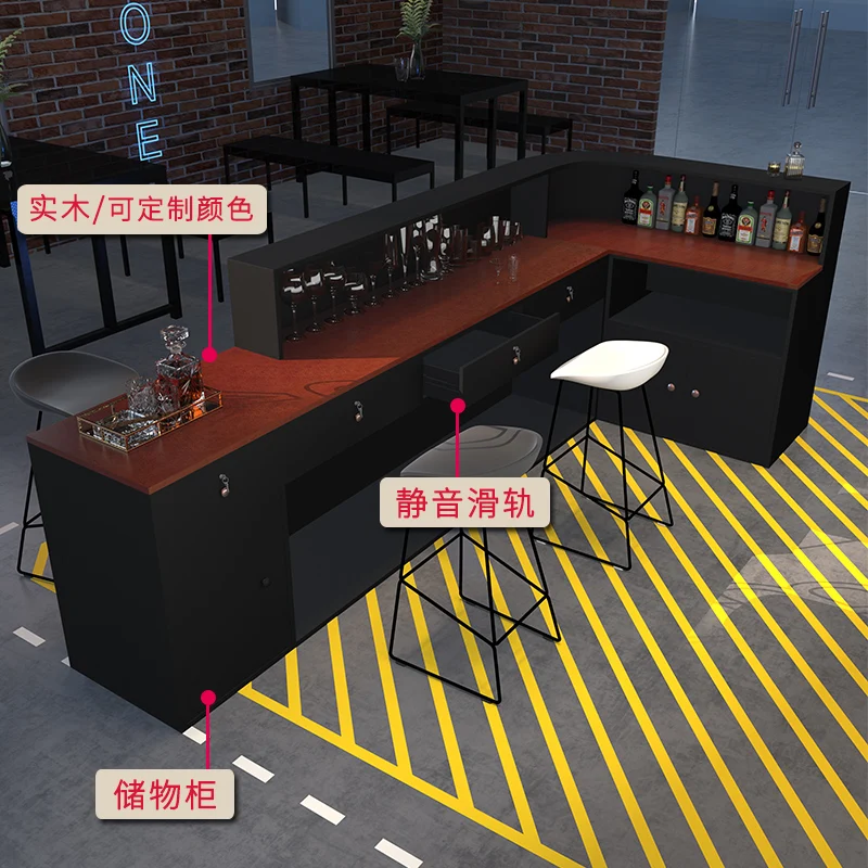 Bar Table Counter Cashier Corner Vintage Bar Bar Industrial Style