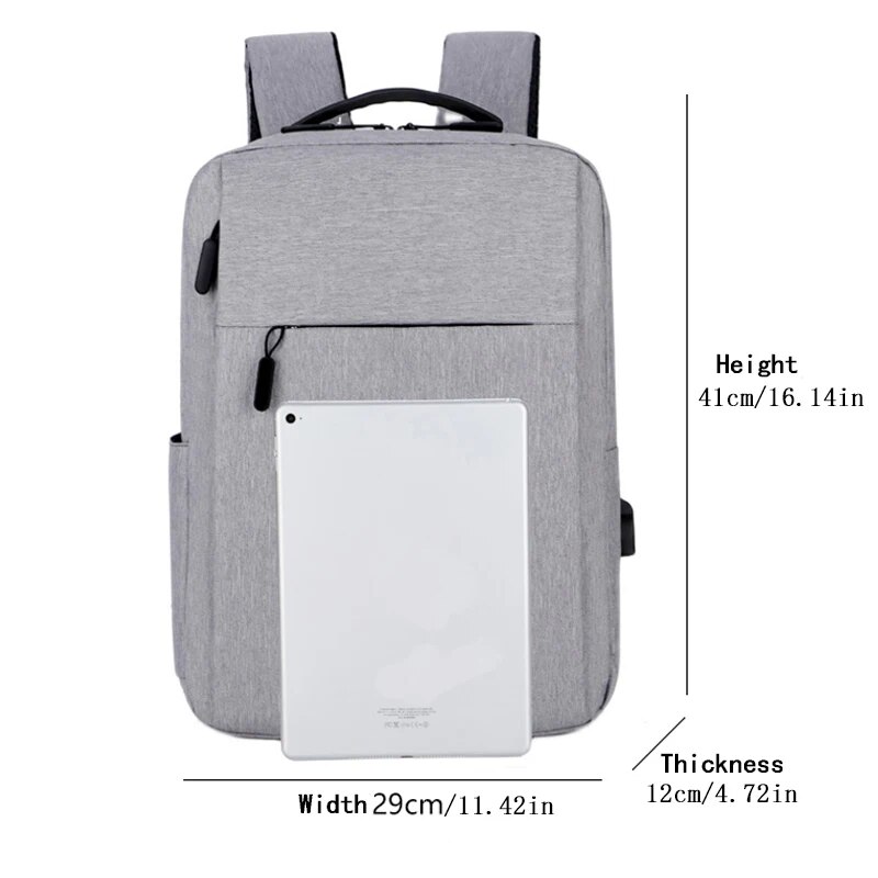 Lightweight Business Laptop Backpack, 13 Inch, 14 Inch, 15 Inch Computer Backpack, MEN'S AND WOMEN'S Travel Backpack, Student BA