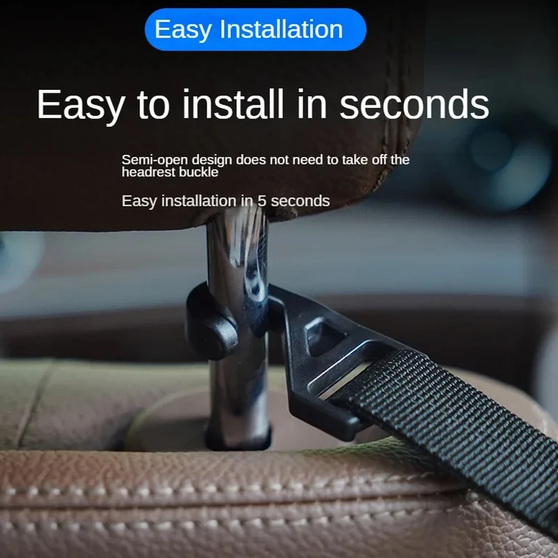 2 Stuks Auto Achterbank Haak Multifunctionele Achterbank Hoofdsteun Opknoping Haak Paraplu Houder Rugleuning Opberghaak Auto Interieur Tool