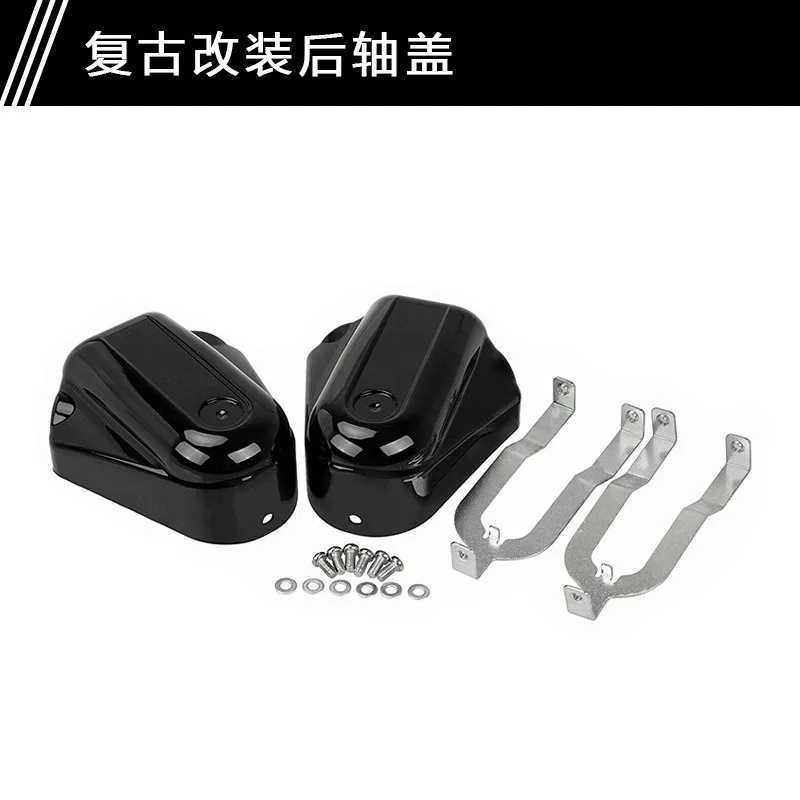 For Harley Soft Tail FLSTN FXSTSSE3 2008-2017 Chrome Aluminum Motorcycle Modified Rear Axle Cover Decorative Cover