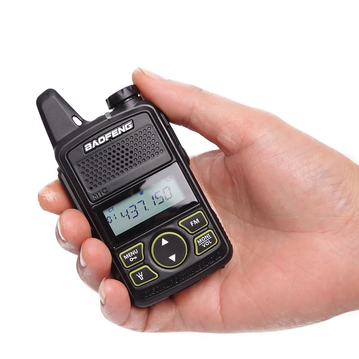 Baofeng BF-T1 Mini-Walkie-Talkie, UHF, 400–470 MHz, 20 Kanäle, tragbar, große Reichweite, USB-Aufladung, Zwei-Wege-Radio für Jagd, Camping