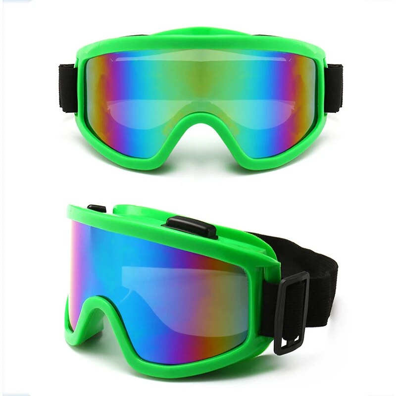 Gafas protectoras para casco de motocicleta, gafas para deportes al aire libre a prueba de viento y polvo, gafas para esquí, Snowboard, Motocross, antideslumbrantes
