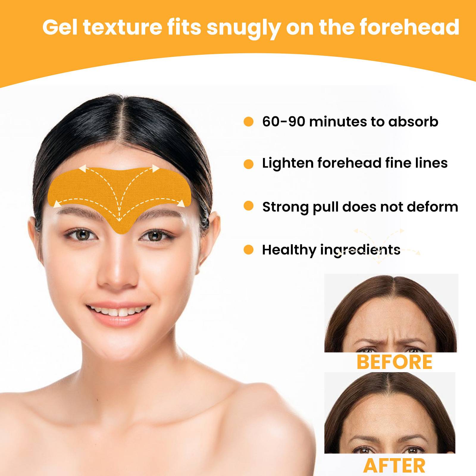 10pcsWrinkle Patch Face Wrinkle Patch Lift Face Firming Skin Droop Law Mouth Wrinkle Cheek Patch
