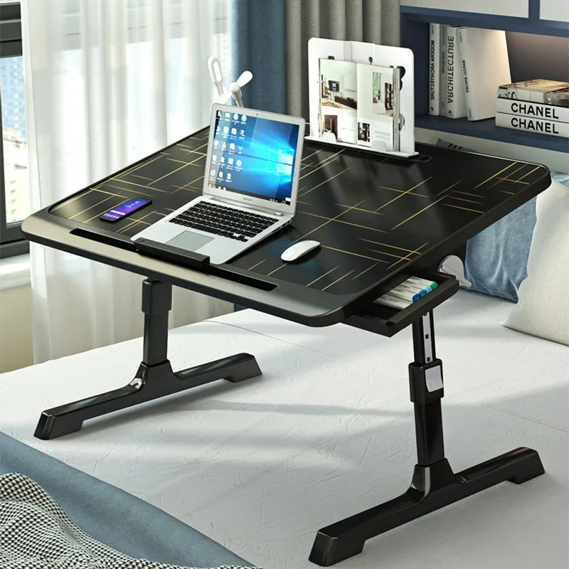 Scrivania da letto tavolino scrivania per Laptop Plus-size tavolo pigro pieghevole dormitorio studenti Lap Desk