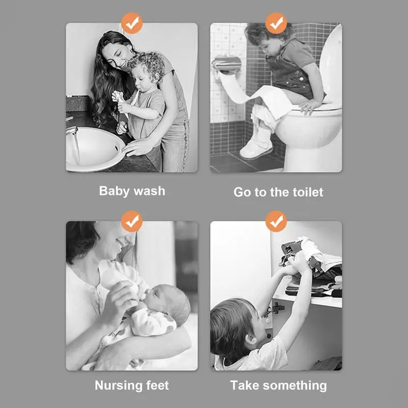 Taburetes para inodoro en cuclillas, taburete antideslizante para orinal de baño, taburetes para ponerse en cuclillas ergonómicos y estables, taburete para orinal resistente para niños