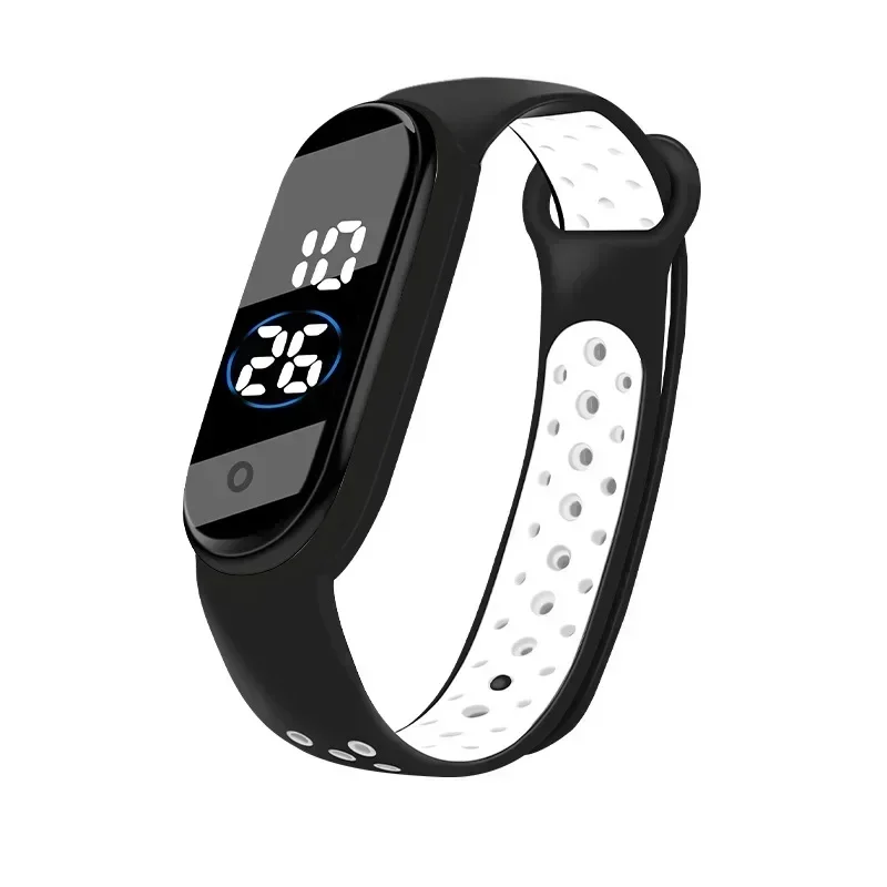 Reloj deportivo Unisex de moda para niños, reloj Digital Led resistente al agua, correa de silicona ultraligera, reloj de pulsera para adolescentes y niñas