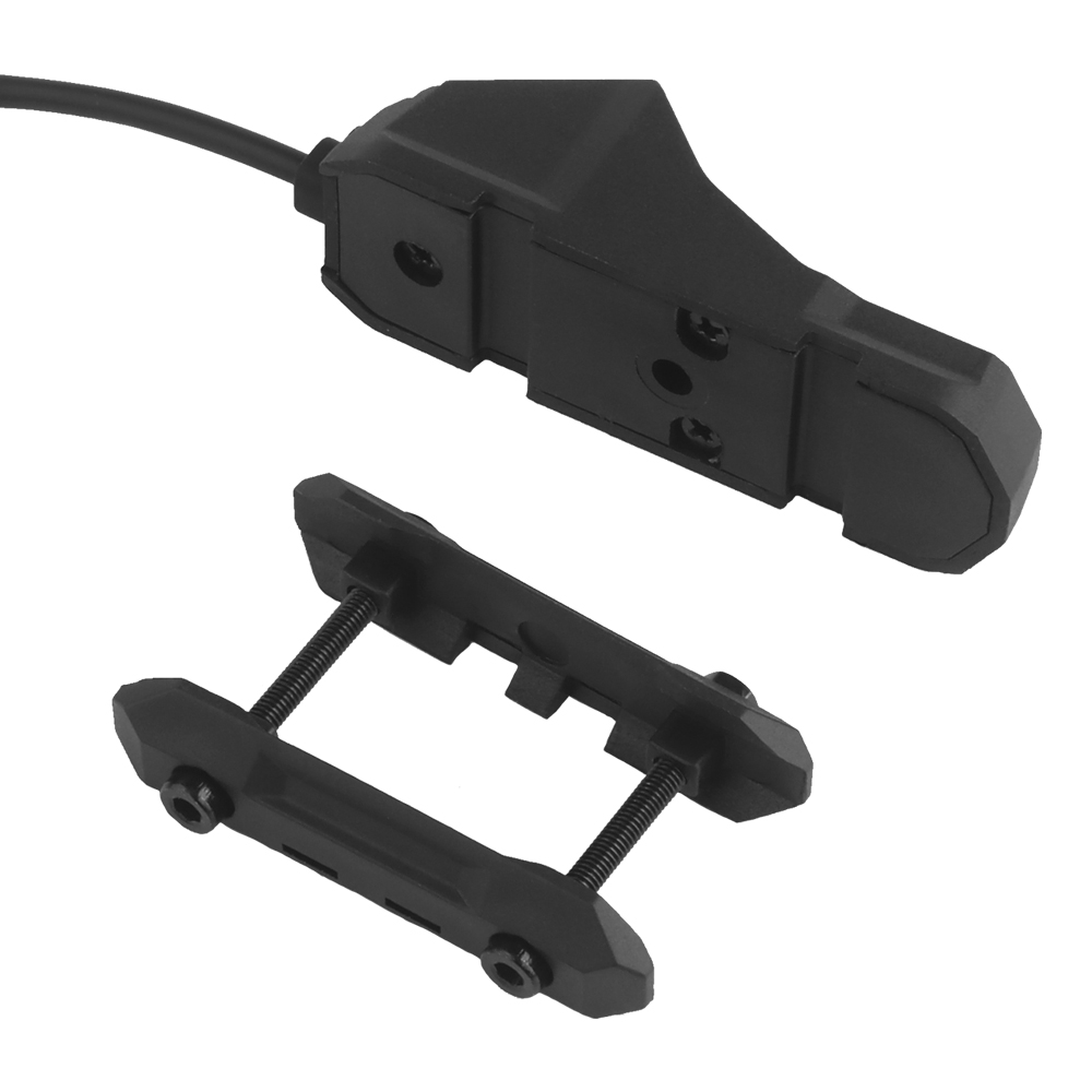 TACGEAR AXON Picatinny m-lok interruptor de botón de cable grúa láser 2,5mm adaptador de enchufe SF para linterna SF arma luz PEQ
