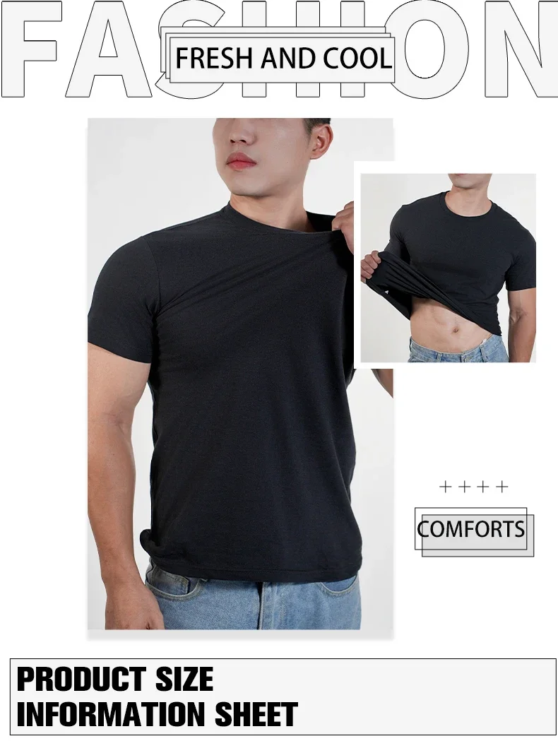 Männer Oansatz T-shirt Polyester Dünne Einfarbig Fitness Muscle Jogger Bodybuilding Kurzarm T-shirt Atmungsaktiv Schnell Trocknend tops