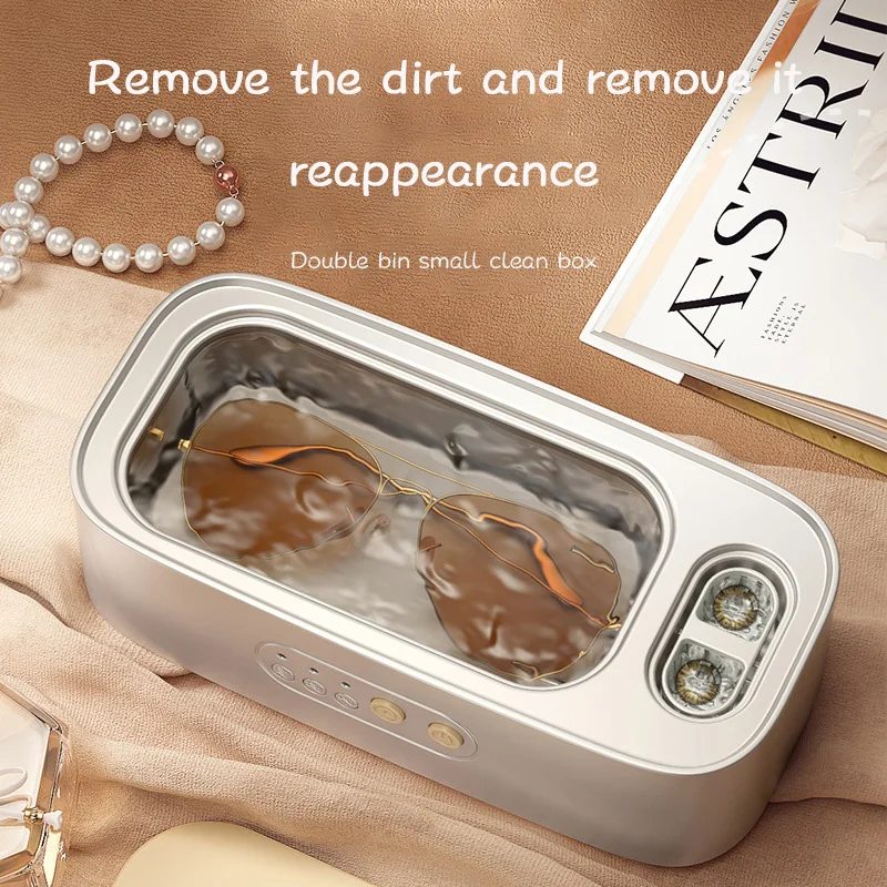 Xiaomi 48Khz เครื่องทําความสะอาดเครื่องทําความสะอาดความถี่สูง Double Bin การสั่นสะเทือนทําความสะอาดเต็มรูปแบบเครื่องประดับในครัวเรือนปรับ CleanerNew