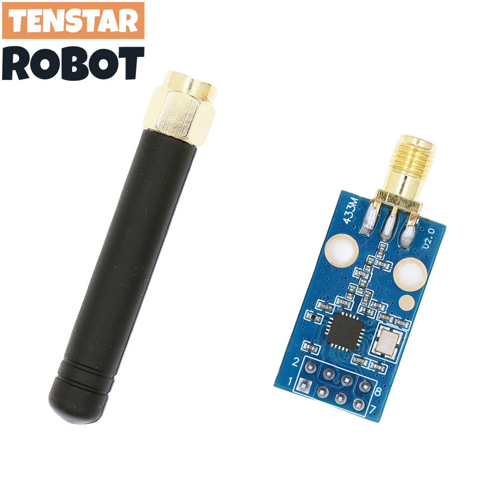 TENSTAR CC1101 433MHz Wireless Module With SMA Antenna Wireless Transceiver Module