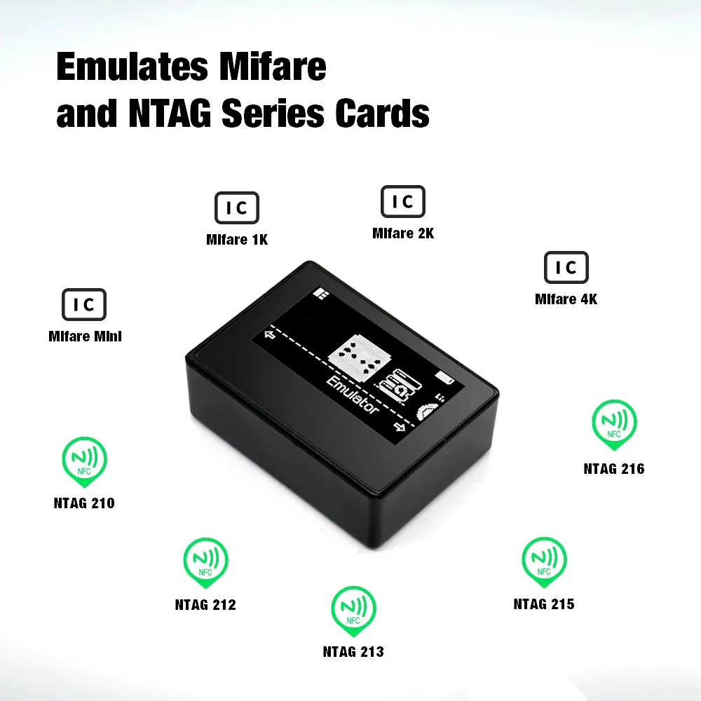 Inteligentny emulator NFC dla AMB iNFC OLED HD Akcesorium do inteligentnego emulatora dla Switch/Switch2 System Simple Pixel Style IC/NTAG