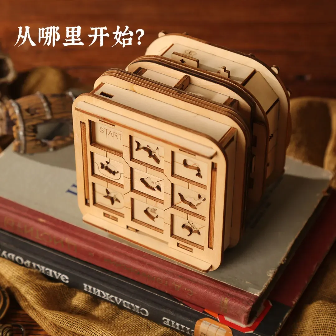 Puzzle Davy Jones High Difficulty Hell Level Puzzle Decryption Box Toy Gift Adult Decryption Box