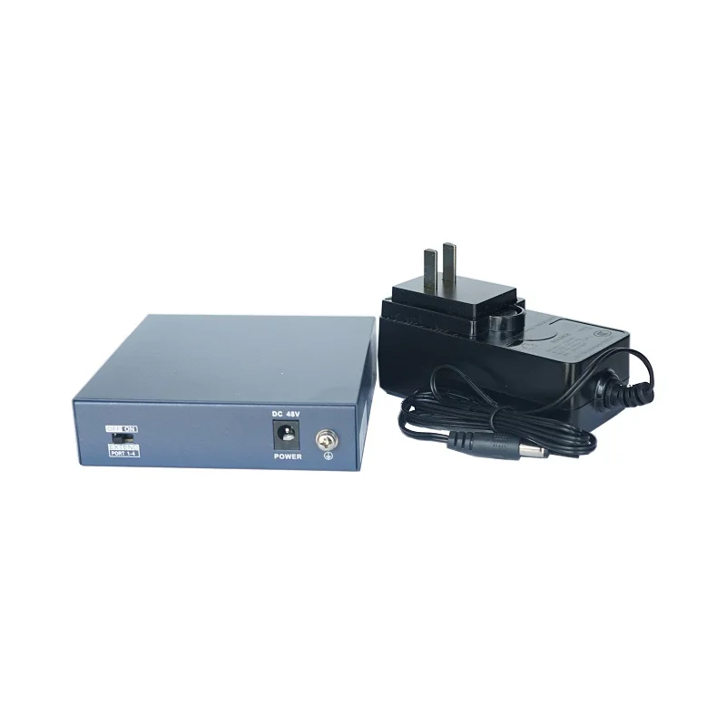 HIKVISION 4CH PoE-Switch, DS-3E0105P-E/M Unmanaged PoE LAN-Switch, PoE LAN-Netzwerk-Switch