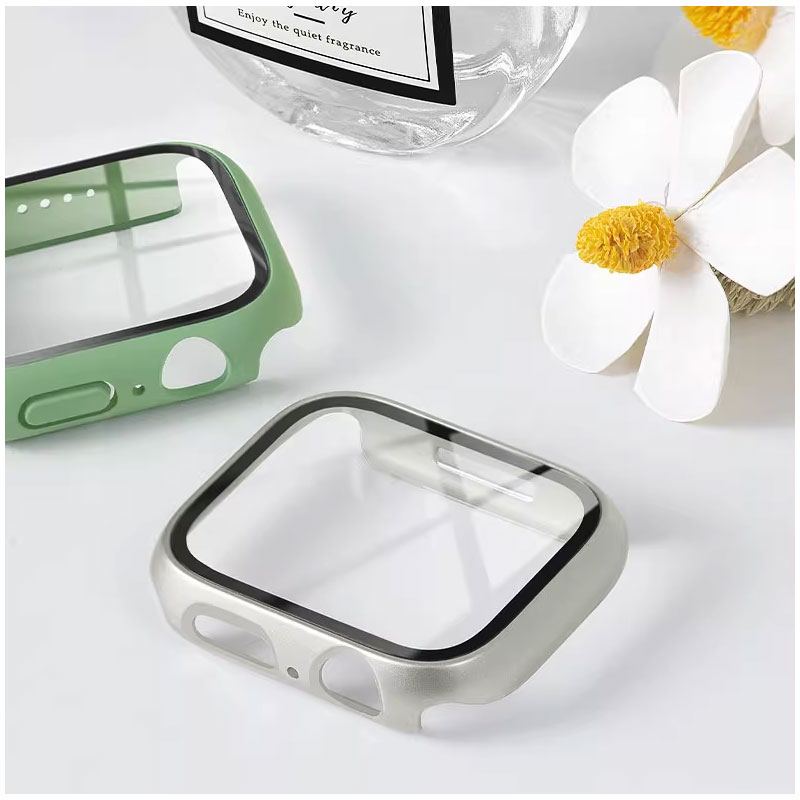 Vidro temperado + capa para apple watch série 10 42mm 46mm fosco rígido pc protetor de tela caso iwatch 10 42/46 acessórios