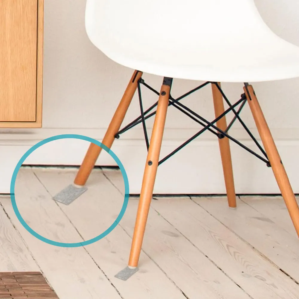 Table Chair Leg Protection Felt Self-adhesive Thickening Felt Foot Pad Cover Shock Absorber Mute Mat Protective Sofa Floor Pad