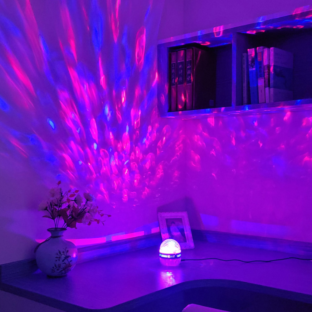 Stern Projektor Lampe USB angetrieben bunte rotierende magische Ball Licht Auto Atmosphäre Lampe Ktv Bar Disco DJ Party Bühnen licht