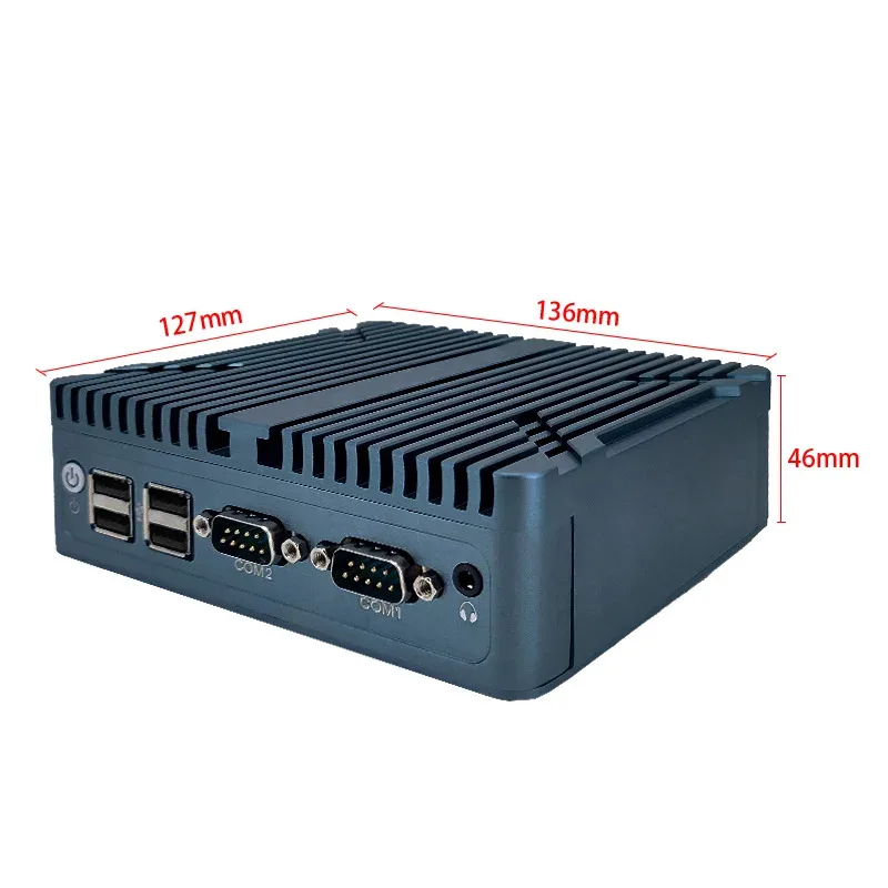 High Quality Industrial Mini PC With J1900 Fanless Desktop Computer SSD DDR3L VGA Display 4GB Memory HDD I3 Processor