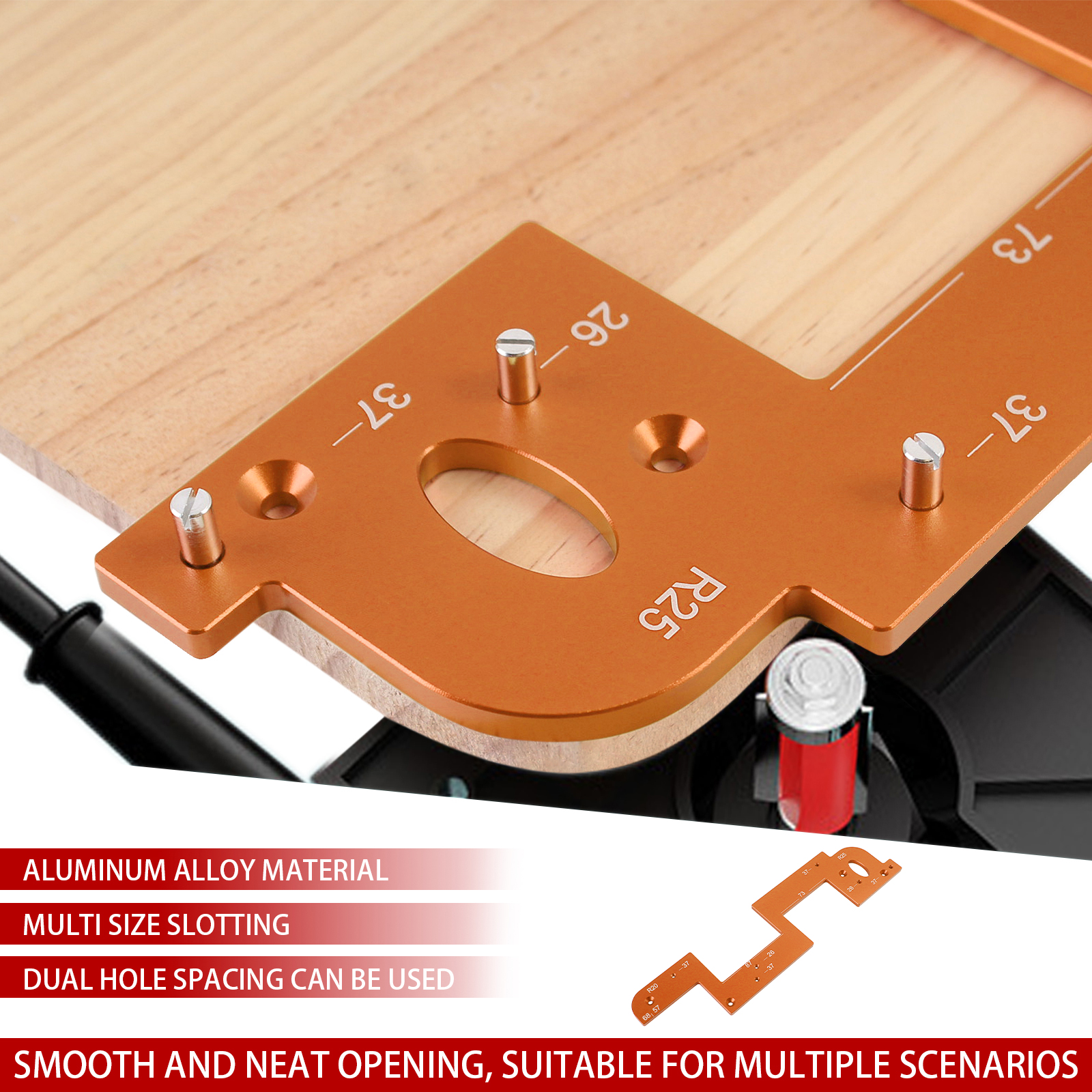 เทมเพลต Slotting ด้ามจับแบบฝังที่มองไม่เห็น สําหรับตู้เสื้อผ้า ที่จับครัว ประตูตู้ ไม่ต้องใช้เครื่องมือกําหนดตําแหน่งช่อง