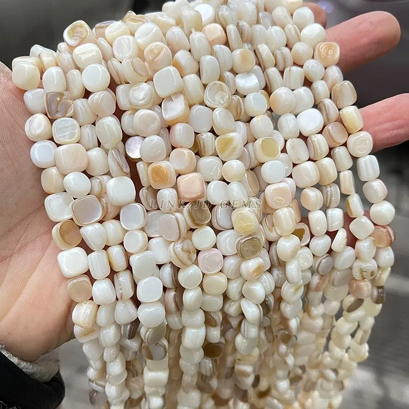 Natürliche Shell Perlen Unregelmäßige Form Glatte Perlen Lose Spacer Perlen Für Schmuck Machen Diy Ohrringe Halskette Zubehör Erkenntnisse